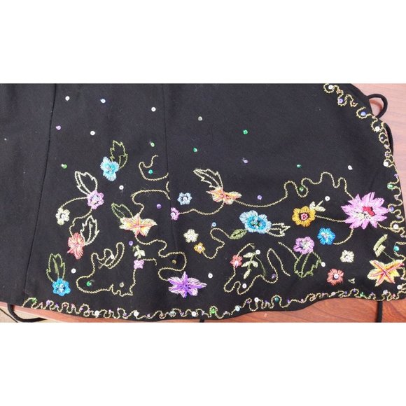 I.C.E Women's Linen Blend Floral Blazer 12 - Picture 11 of 11